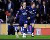 EPL: Nicklas Bendtner is congratulated on his goal by Aaron Ramsey, Stoke City v Arsenal (Getty Images)