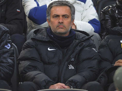 Josè Mourinho in tribuna durante Udinese-Inter (Getty Images)