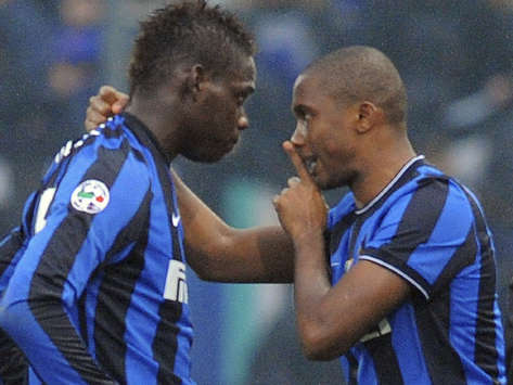 İtalya: Balotelli & Eto'o (Inter) (Getty Images)