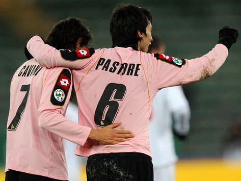 Cavani e Pastore - Palermo (Getty Images)