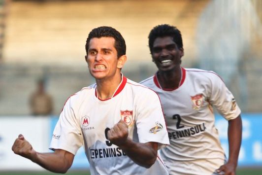 I-League: Edmar Celebrates His Goal, East Bengal VS Pune FC (Mango Peel)