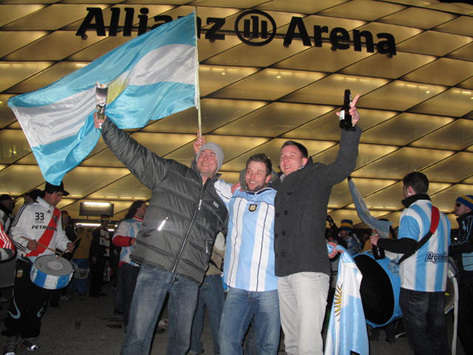 Friendly: Germany - Argentina, Fans (Goal.com)