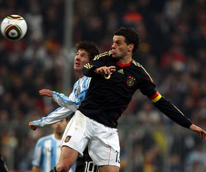 Friendly: Germany – Argentina, Lionel Messi; Michael Ballack (Getty Images)