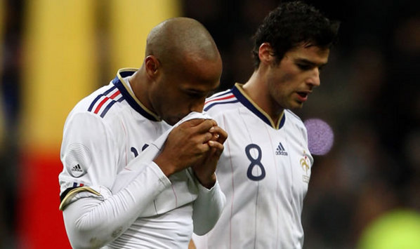 Thierry Henry, Yoann Gourcuff, France, Spain (Getty Images)
