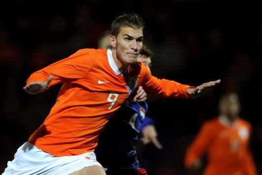 Bas Dost, Jong Oranje (foto PROSHOTS)