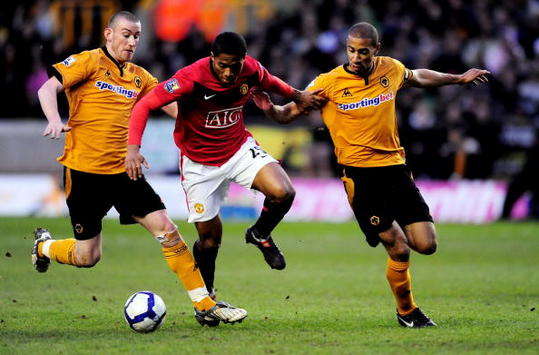 EPL: Luis Antonio Valencia - David Jones, Wolverhampton Wanderers v Manchester United (Getty Images)