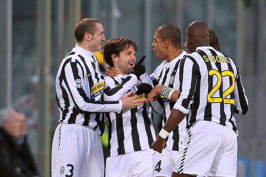 Chiellini, Diego, Melo, Sissoko - Fiorentina-Juventus - Serie A (Getty Images)