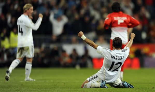 Guti, Marcelo, Duscher, Real Madrid, Sevilla (Getty Images)