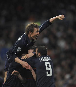 Madrid vs Lyon : Kallstrom joy