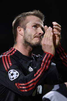David Beckham, Man. United - AC Milan, foto: PROSHOTS