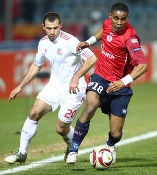 Europa League : Javier Mascherano (Liverpool) vs Franck Beria (Lille OSC)