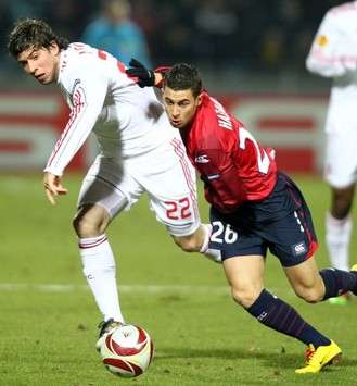 Europa League : Emiliano Insua (Liverpool) vs Eden Hazard (Lille OSC)