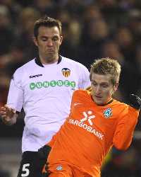 Europa League Valencia - Werder Bremen: Marko Marin; Carlos Marchena (Getty)