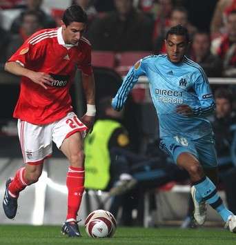 UEFA Avrupa Ligi: Angel Di Maria (Benfica) - Fabrice Abriel (Marsilya)