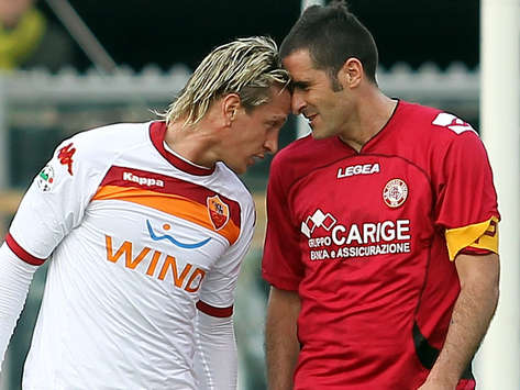 Mexes and Lucarelli literally go head-to-head as Roma host Livorno in Serie A.