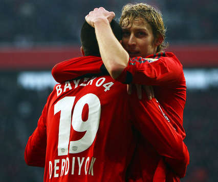 Stefan Kießling und Eren Derdiyok: Ein super Sturm! (Bongarts/Getty)