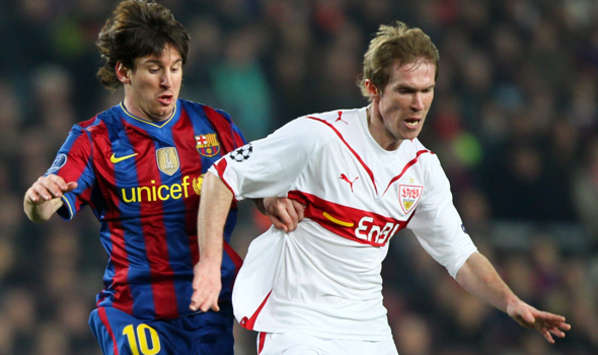 Champions League: FC Barcelona - VfB Stuttgart, Messi, Hleb (Getty Images)