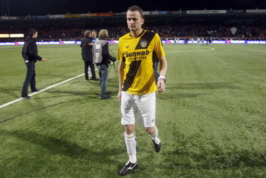NAC defender Rob Penders leaves the pitch (photo PROSHOTS)