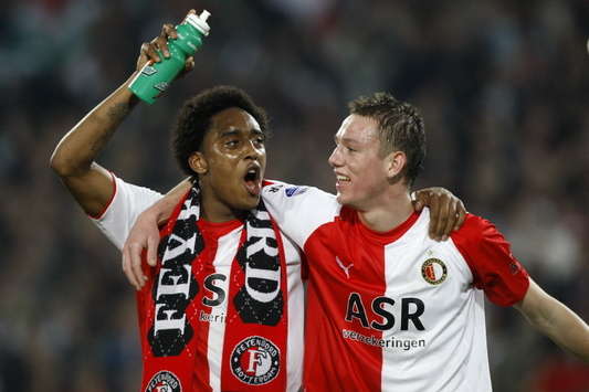 Leroy Fer en Stefan de Vrij, Feyenoord (Foto PROSHOTS)