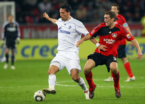 Bundesliga: Bayer Leverkusen - FC Schalke 04, Kevin Kuranyi, Stefan Reinartz (Getty Images)