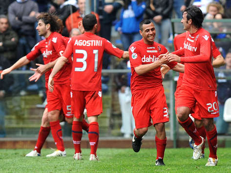 Cagliari celebrating - Sampdoria-Cagliari - Serie A (Getty Images)
