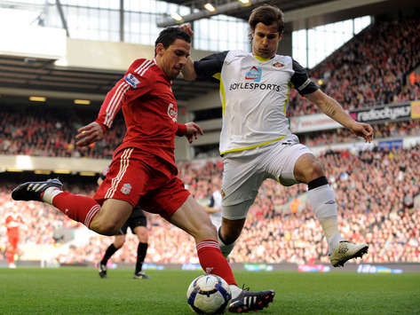 EPL: Lorik Cana and Maxi Rodriguez, Liverpool and Sunderland(Getty Images)
