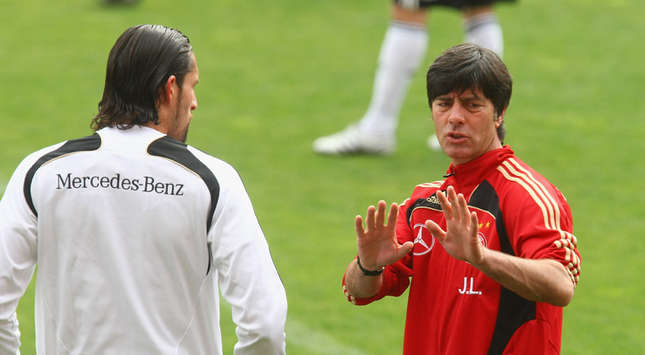 Kevin Kuranyi und Jogi Löw im Sommer 2008 (Getty Images)