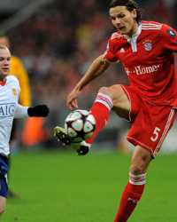 Champions League: Bayern Munich - Manchester 
              United, Wayne Rooney, Daniel van Buyten (Getty Images)