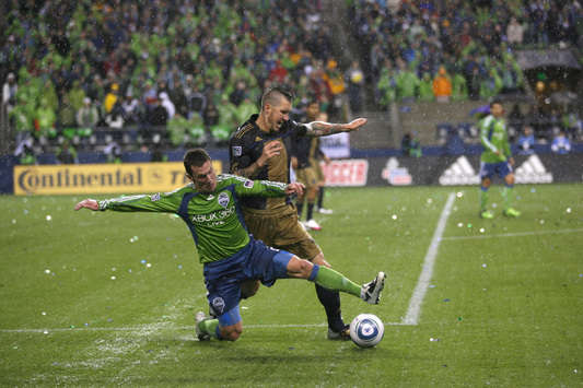 Michael Fucito, Seattle Sounders FC; Danny Califf, Philadelphia Union; MLS (Getty)