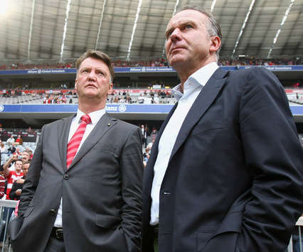 FC Bayern München: Louis van Gaal und Karl-Heinz Rummenigge (Bongarts / Getty Images) 