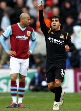 EPL:Carlos Tevez, Manchester City(Getty Images) 