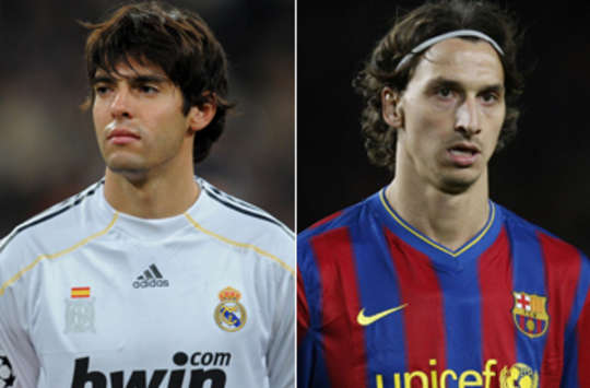  Kakà-Ibrahimovic mix (Getty Images)