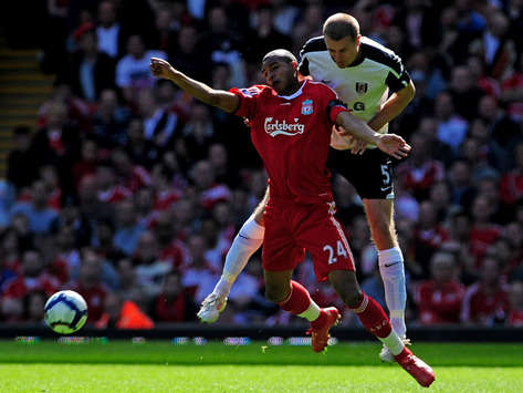 EPL: Brede Hangeland - David Ngog , Fulham - Liverpool(Getty Images)