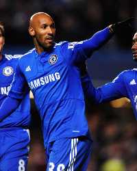 Chelsea v Bolton Wanderers - Premier  League,Nicolas Anelka; Frank Lampard; Salomon Kalou(Getty Images)