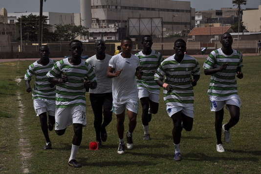 Jaraaf players photo by Lolade Adewuyi