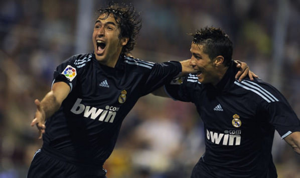 Raul, Cristiano Ronaldo, Zaragoza, Real Madrid (Getty Images)