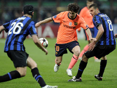 Leo Messi - Inter-Barcelona - Champions League (Getty Images)