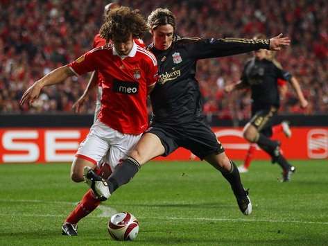 UEFA Europa League,David Luiz-Fernando Torres,Benfica and Liverpool(Getty Images)