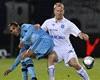 Ligue 1 : Brandao (Olympique de Marseille) vs Sebastien Grichting (AJ Auxerre) Ligue 1 : Brandao (Olympique de Marseille) vs Sebastien Grichting (AJ Auxerre)