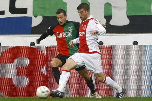 John Goossens en Toby Alderweireld, NEC - Ajax (PROSHOTS)