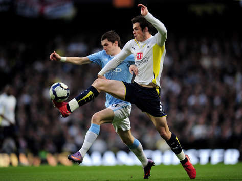 EPL: Gareth Bale - Adam Johnson, Manchester City-  Tottenham Hotspur(Gety Images)
