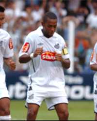 André ; Robinho ; Neymar - Santos x Atlético-MG (Site Oficial do Santos)