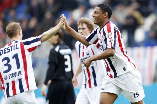 Gerson Sheotahul en Frank van der Struik, Willem II - FC Eindhoven (PROSHOTS)