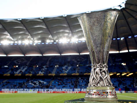 The Cup Is Seen Prior To The UEFA Europa League Semi Final First Leg Match Between Hamburger SV And Fulham(Getty Images)