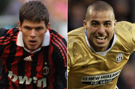 Huntelaar/Trezeguet - Milan/Juventus (Getty Images)