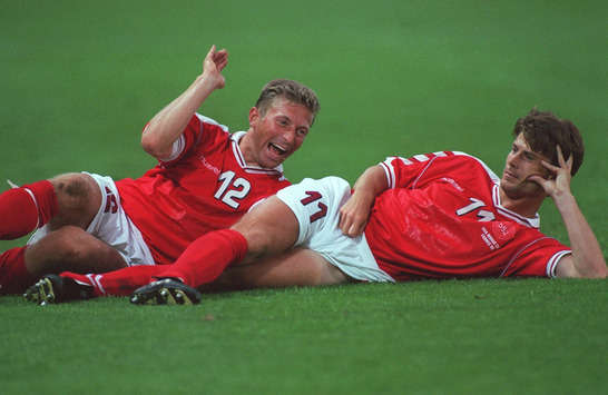 World Cup 1998: Brian Laudrup - Denmark - Brazil (Getty Images)