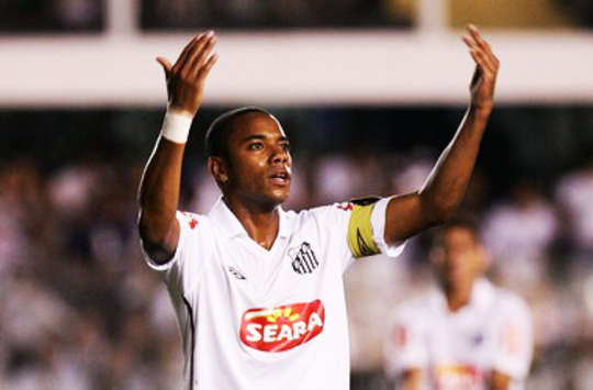 Robinho - Santos x Grêmio (Site Oficial Santos)