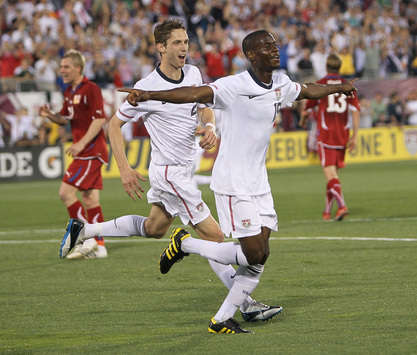 Maurice Edu, Clarence Goodson, USMNT (Getty Images)