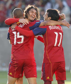 Alvaro Saborio, Fabian Espindola, Javier Morales, Real Salt Lake, MLS (Getty)