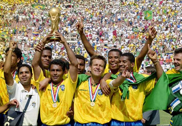 Timnas Brasil ketika menjadi juara Piala Dunia 1994